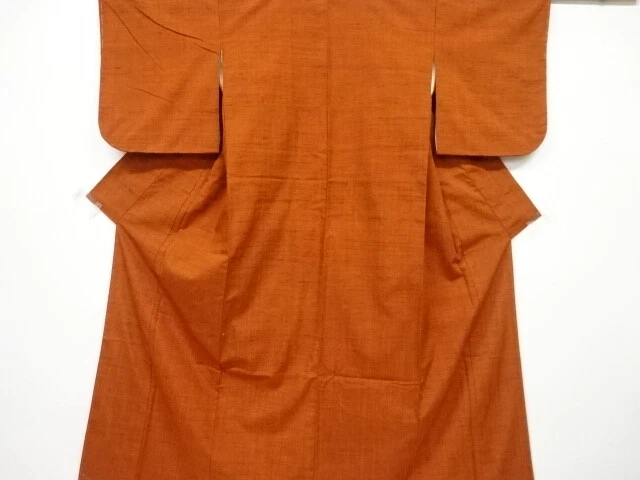6766575: Japanese Kimono / Antique Kimono / Hand Woven Tsumugi