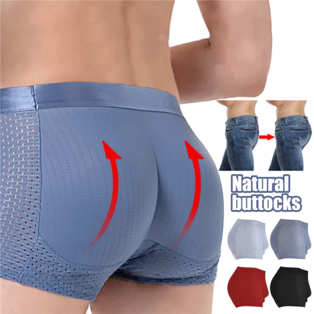 UK SEXY MENS Padded Briefs Butt Lifter Enhancer Hip Underwear Body Shaper  Shorts £8.49 - PicClick UK
