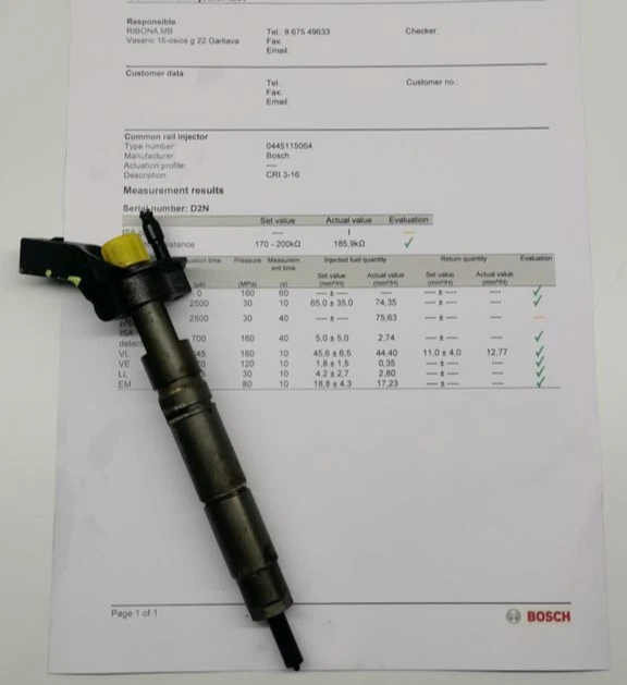 Genuine Used MERCEDES CLS C219 Fuel Injector A6420701387