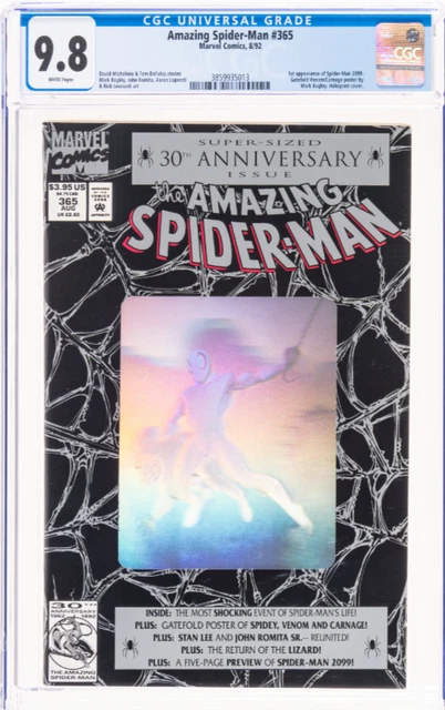 Amazing Spider Man #365 (CGC 9.8 - MARVEL 1992) 1st Spiderman 2099. Romita KEY