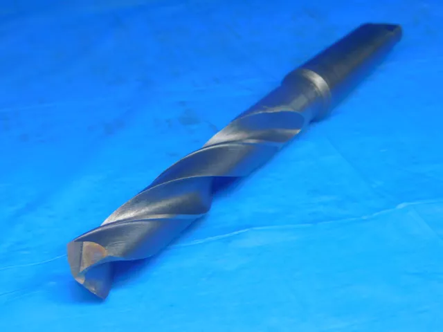 13/16 O.d. Hss Twist Drill Bit Morse Taper #3 Shank 5 1/2 Loc 10 1/8 Oal .8125