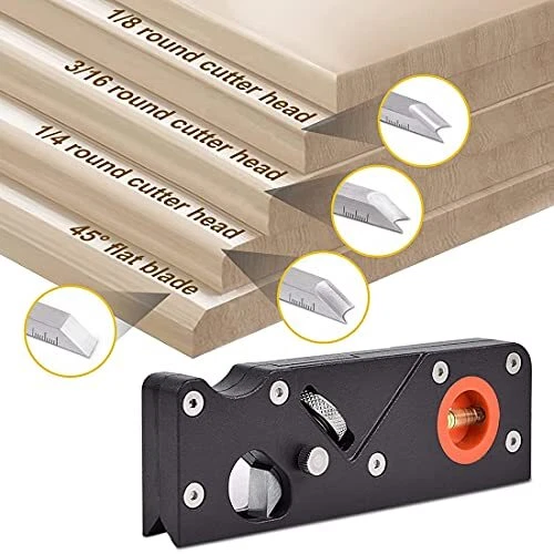 Fasenhobel Holzbearbeitungsebene Kante Ecke Abflachwerkzeug, Eckhobel für 3