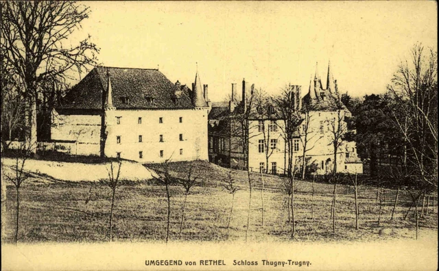 UMGEGEND VON RETHEL Frankreich alte Ansichtskarte 191418 Schloß