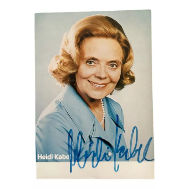 Heidi Kabel Deutsche Schauspielerin Original handsignierte Autogrammkarte
