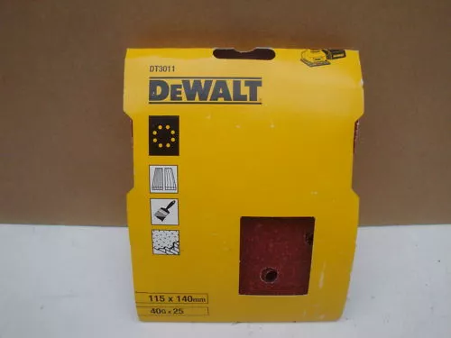 Dewalt Dt3011 25 X  40Grit 115Mm Palm Sander Sanding Sheets D26441