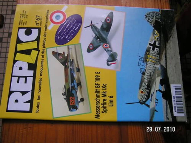 Replic n°67 Lim 6 Spitfire Mk IXc Bf 109 E Messerschmit