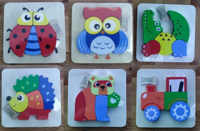 Holzpuzzle Puzzle Setzpuzzle Kinder Legepuzzle Rahmenpuzzle Kleinkind