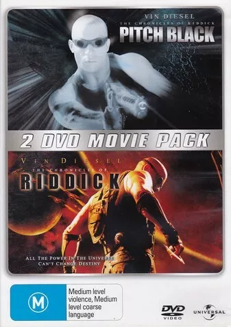Pitch Black (2000) / The Chronicles Of Riddick (2004) 2 Dvd Vin Diesel ***