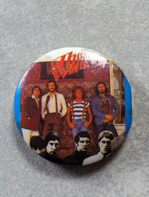 Vintage 80s The Who Pin Badge Purchased Around 1986