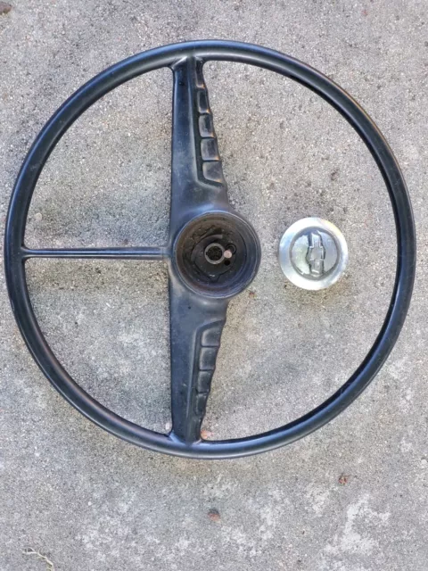 54 55 56 1954 1955 1956  Chevy Truck STEERING WHEEL HORN BUTTON Nice Original OE