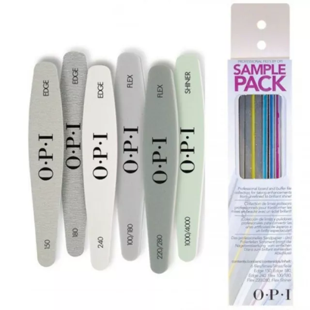 OPI Professional Nail Files - Sample Pack (6 Files)