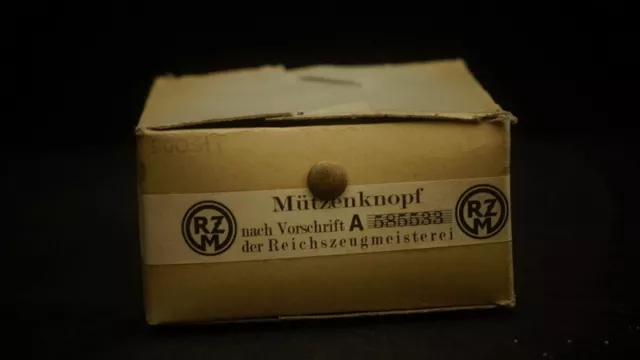 WH RZM Mützenknopf Box, Ersatzteil, komplett, WK2