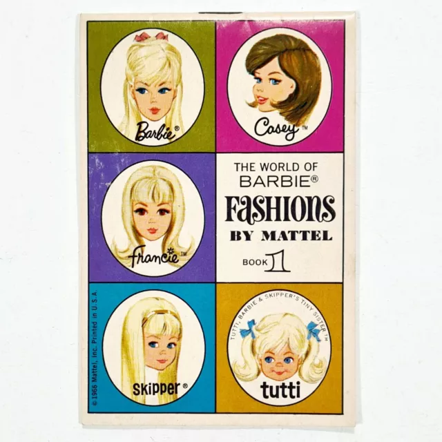 1966 Mattel Brochure The World Of Barbie Fashions #1 Casey Skipper Tutti Dolls