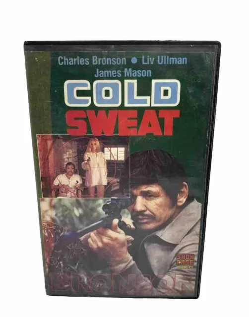 Cold Sweat (VHS, 1970) Charles Bronson Movie Video Tape Ex-Rental Big Box