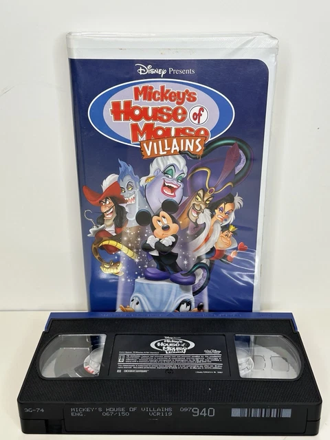 MICKEYS HOUSE OF Villains (VHS, 2002) FAST SHIPPING $12.80 - PicClick CA