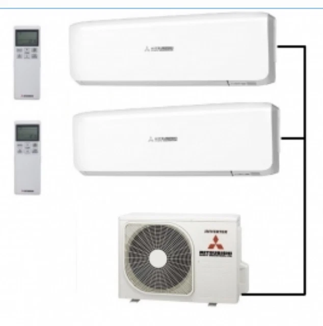MITSUBISHI AIR CONDITIONING Multi split system 2.5kw 3.5kw Installation £1,850.00 PicClick UK