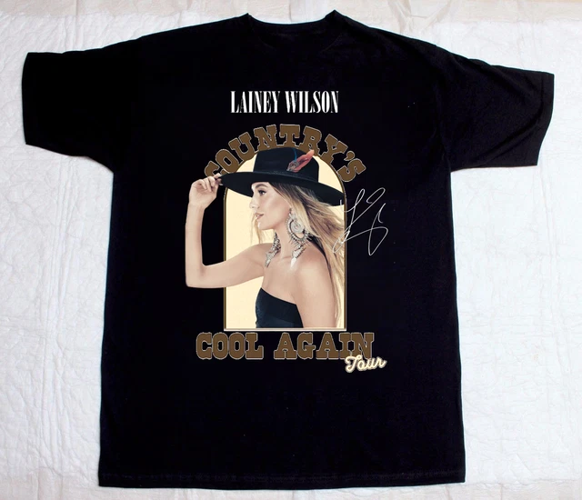 RARE LAINEY WILSON Country's Cool Again Tour 2024 Signature TShirt