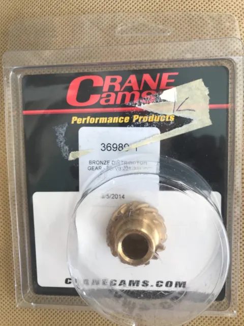 Crane 36989-1  Bronze Distributor Gear For For V8 221 289 302 351 New In Package