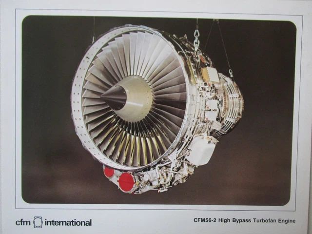 1968 DOCUMENT GENERAL Electric Cf6 High Bypass Turbofan Engine Cutaway ...