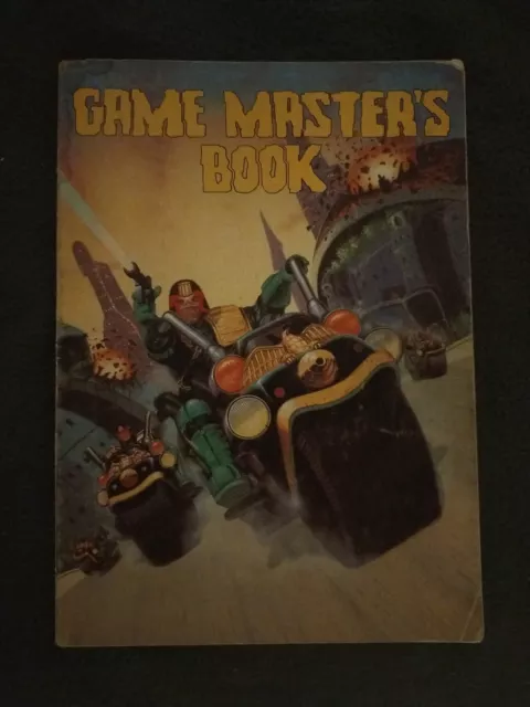 Judge Dredd The Role Playing Game Games Master's Book Games Workshop 1985