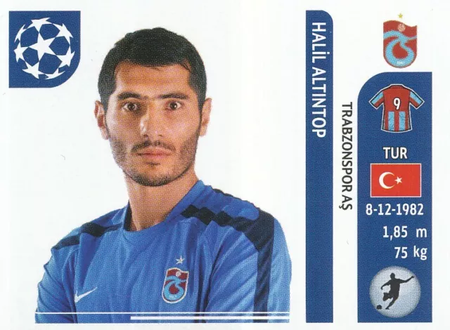 139 Halil Altintop # Turkey Trabzonspor.as Panini Sticker Champions League 2012