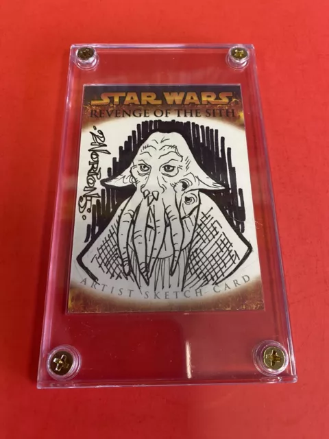 Topps Star Wars Heritage 2004 sketch Tikkes by Dan Norton
