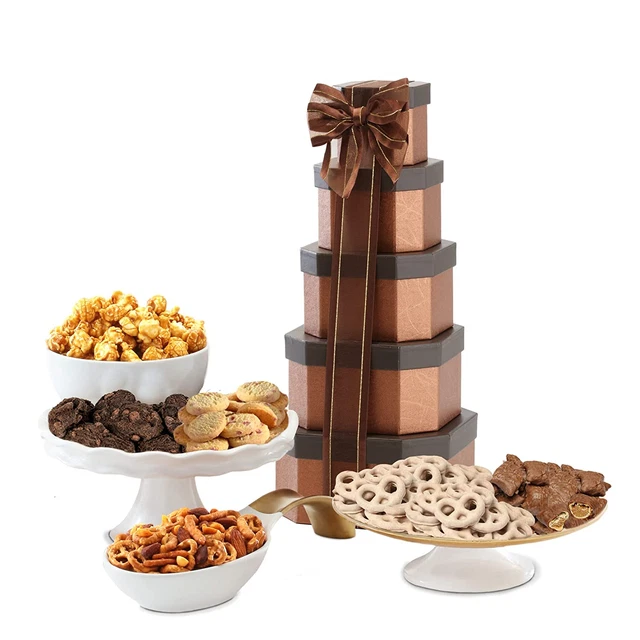 Broadway Basketeros Gourmet Chocolate Comida Regalo Cesta Snack Regalos para, Padres