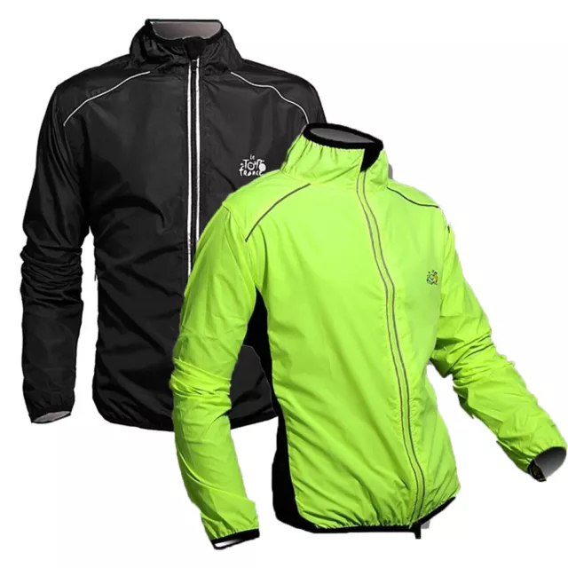 Men Women Cycling Jacket Road MTB Bike Windproof Quick Dry Rain Coat Windbreaker