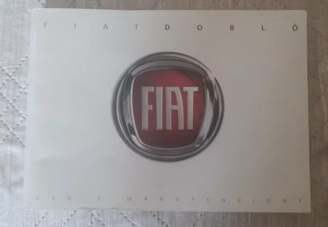 Fiat Doblò  -  Libretto Uso E Manutenzione  - Originale