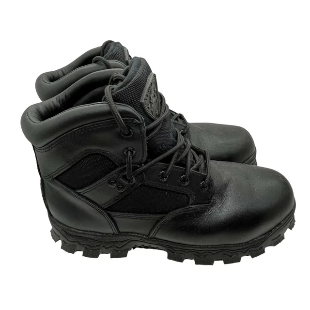 ROCKY WORK BOOTS Mens Alpha Force F241318 Black Leather Lace Up Ankle