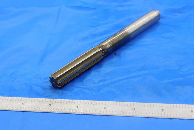 YANKEE 5/8" O.D. HSS CHUCKING REAMER 9/16" SHANK 8 FLUTE .625 .6250 ONSIZE 16 mm