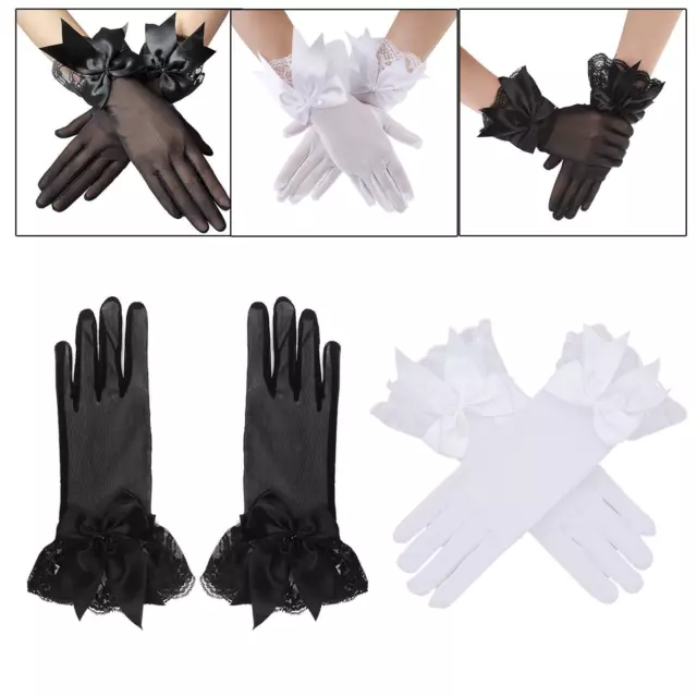 Women's lace gloves, fashion bridal gloves for festive occasions