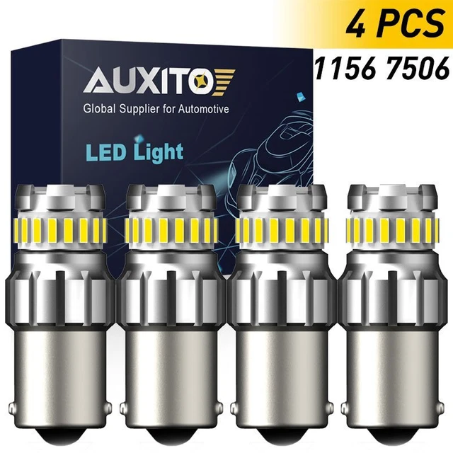 4x AUXITO 1156 7506 LED Reverse Backup Light Bulb Xenon White High Power 23SMD