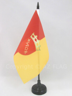 Drapeau de table URSS Parti national bolchevique 21x14cm - PETIT Drapeaux DE BUREAU communiste 14 x 21 cm - AZ FLAG