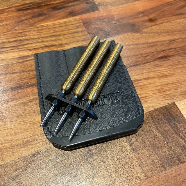 6本 フィルテイラー Unicorn PURIST Phase2 GOLDEN Phil Taylor Unicorn Purist Phase2 Golden Darts 24g Vintage