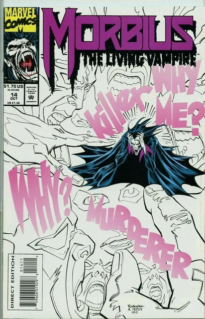 Morbius The Living Vampire #14 Marvel Comics October Oct 1993 (VFNM)