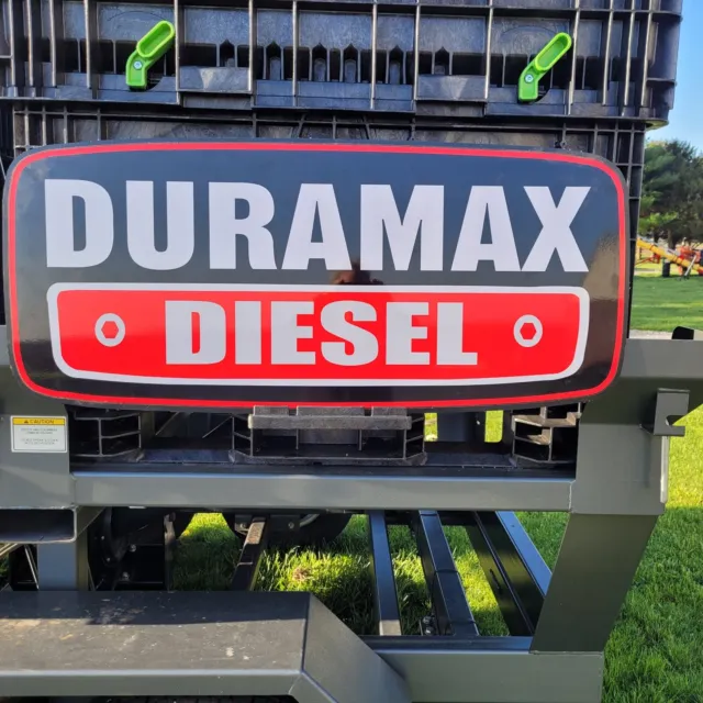 Duramax Diesel advertising sign garage