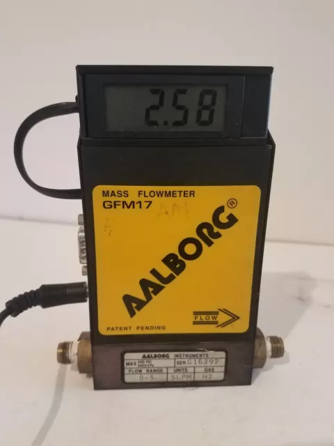 Aalborg Mass Flow Meter Gfm Gfm17 Gfms-010009 With Power Adaptor