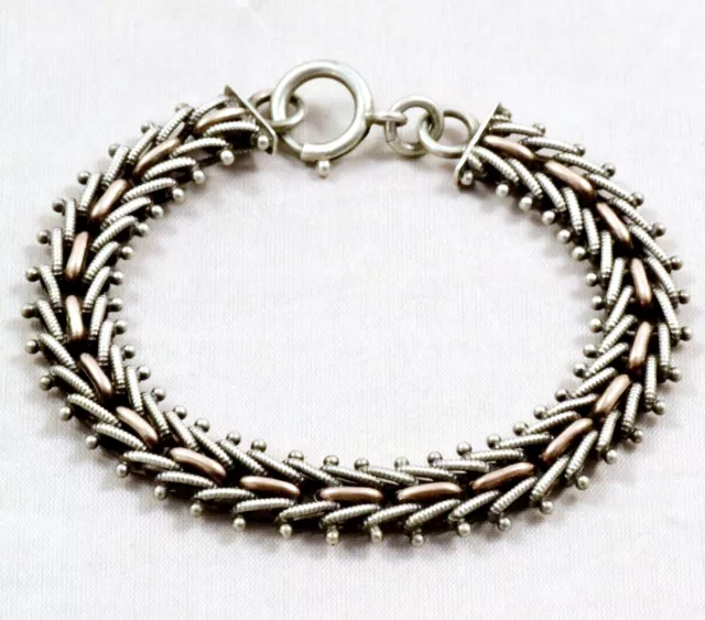 ART DECO Armband 800 Silber bracelet silver antique 30er elegantes Dekor rare