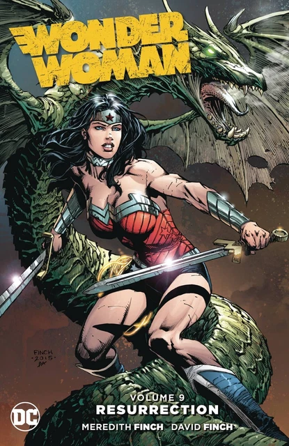 Wonder Woman Volume 9 Resurrection GN Meredith Finch David Finch DC TPB New NM
