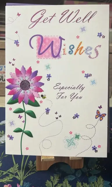 Get Well Wishes    ~ Get Well Greeting Card