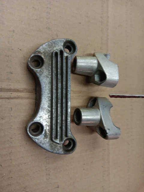 Vintage Harley Shovelhead Risers Handlebar Clamps OEM Superglide FX