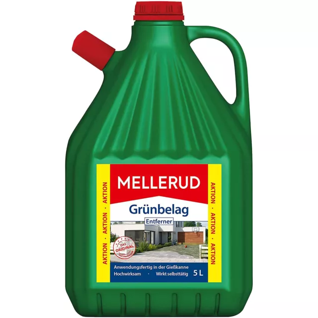 Mellerud 2001001896 Grünbelag Entferner (gebrauchsfertig) 5000ml Gießkanne