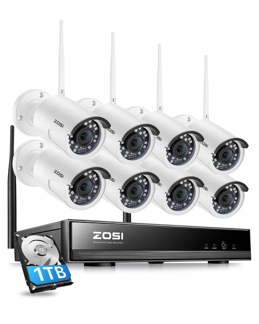 ZUMIMALL Telecamera Esterna WiFi 3MP Con Visione Notturna A Colori, Tracciamento Automatico 355°, Doppia Banda 2.4/5GHz, Rilevamento PIR E IP66