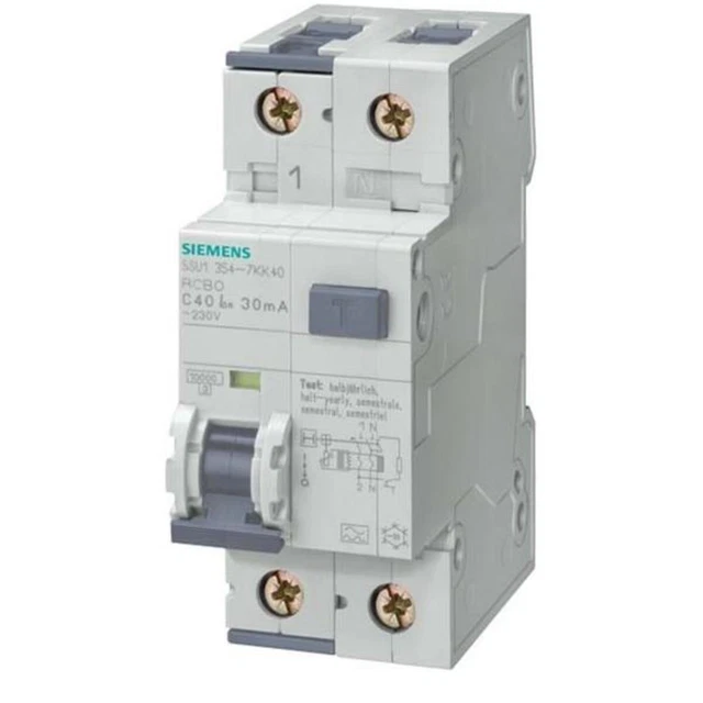 Siemens Dig.Industri. Interruttore FI/LS 5SU1354-6KK06 IP20 protezione linea