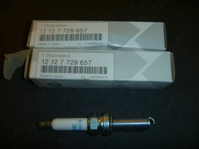 2012-2013 BMW K1600GTL EXCL Spark Plug LMAR8AI-8 12 12 7 728 657 OEM New