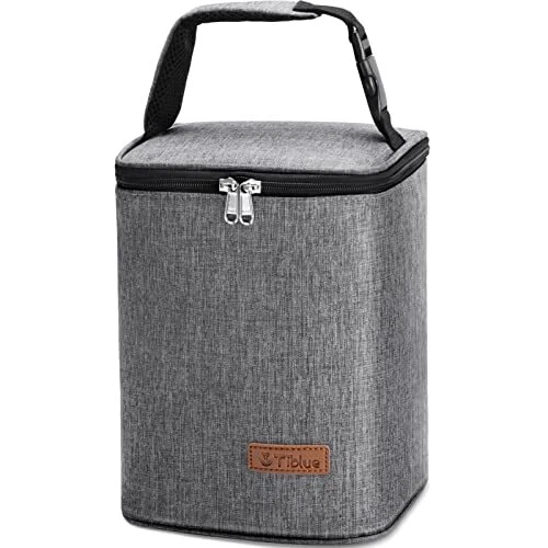 Breastmilk Cooler Bag Insulated Baby Bottle Bag, Reusable Baby Bottle Tote Ba...