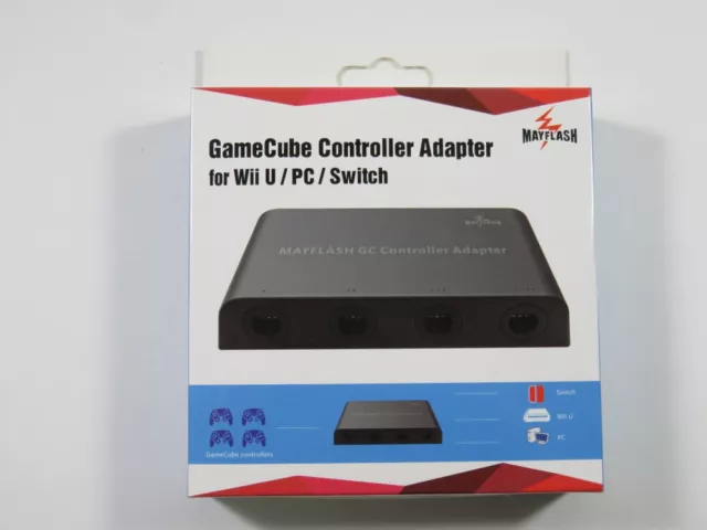 Gamecube Controller Adapter Non Officiel Wiiu - Switch - Pc Euro New