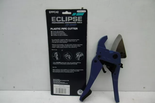 Eclipse Eppc42 Ratchet Action Plastic Pipe Cutter Up To 42Mm