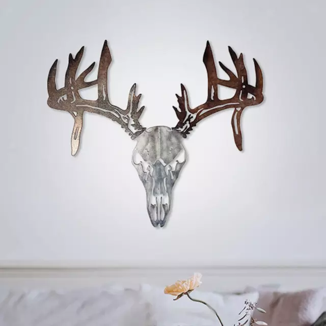 Deer Skull Hangers Wall Sculptures Wall Art Decor Door Elk Head Wall Mount